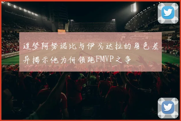 追梦阿努诺比与伊戈达拉的角色差异揭示他为何领跑FMVP之争